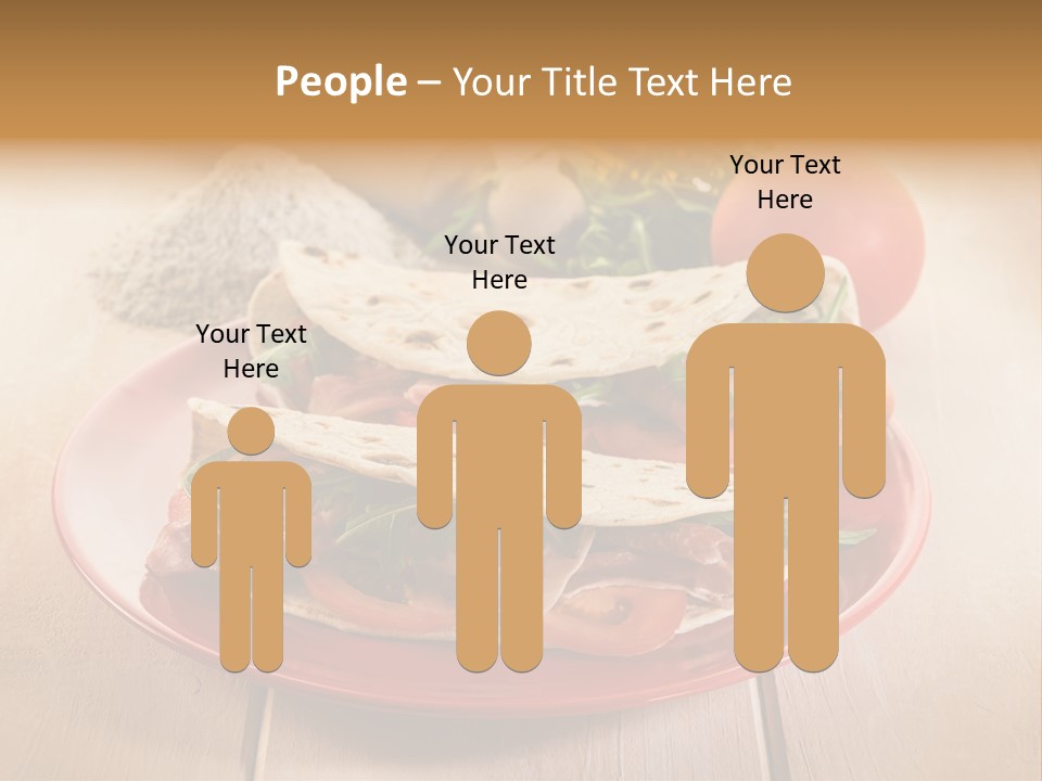 Delicious Rocket Salad PowerPoint Template