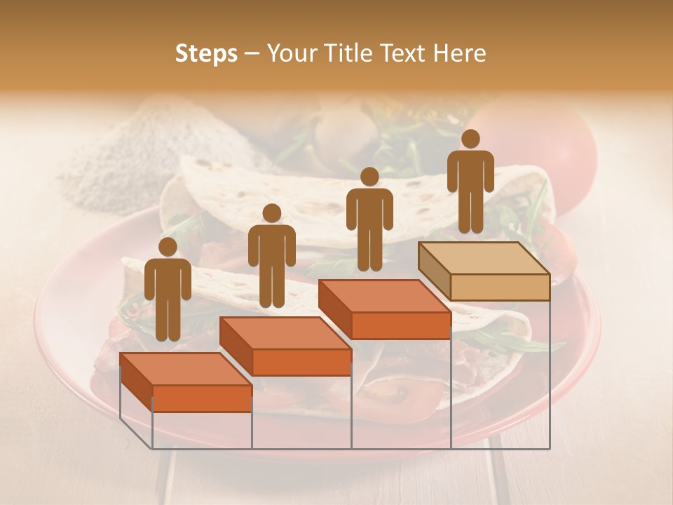 Delicious Rocket Salad PowerPoint Template