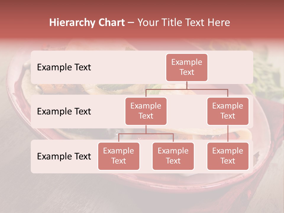Piada Plate Red PowerPoint Template