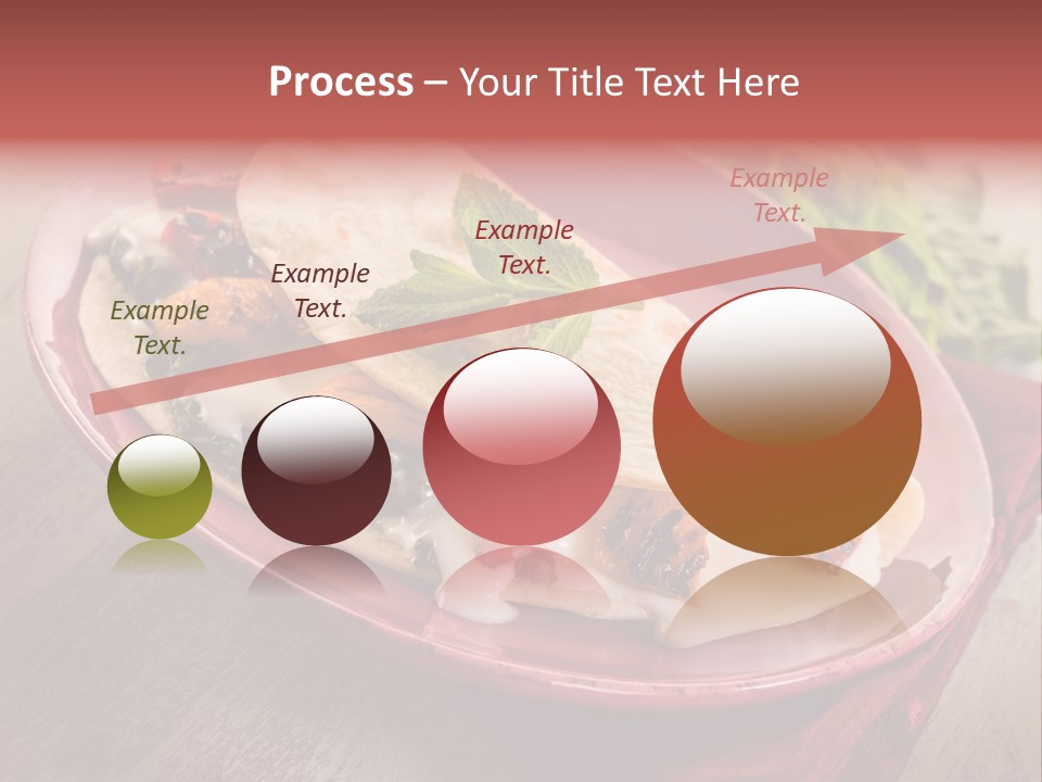 Piada Plate Red PowerPoint Template