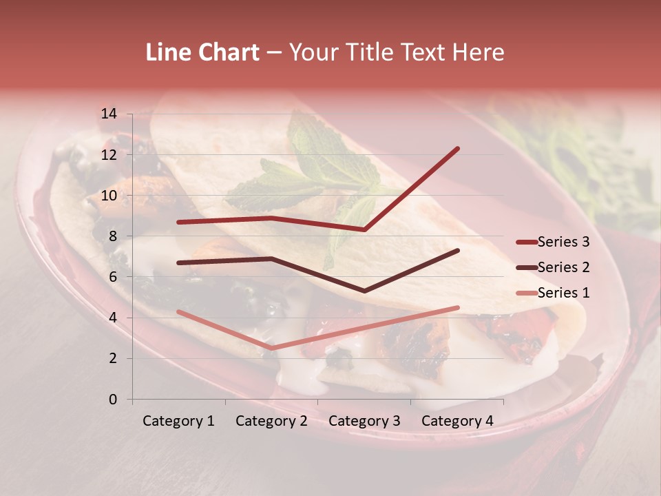 Piada Plate Red PowerPoint Template