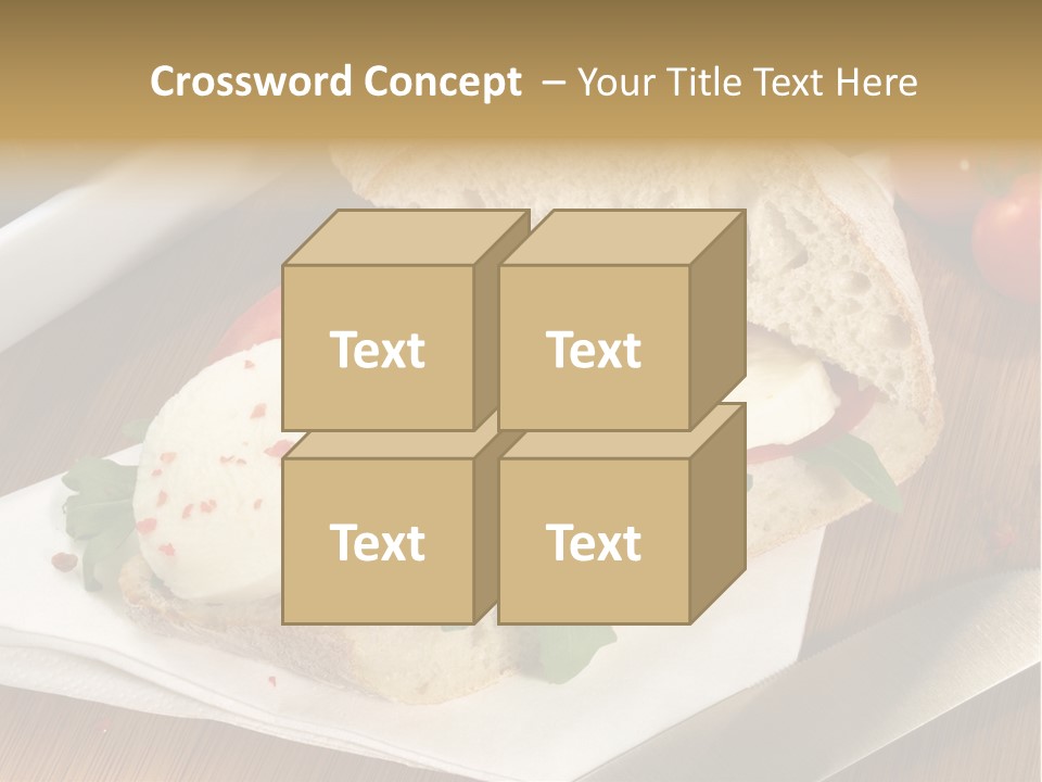 Einlegen Ciabatta Eingelegt PowerPoint Template