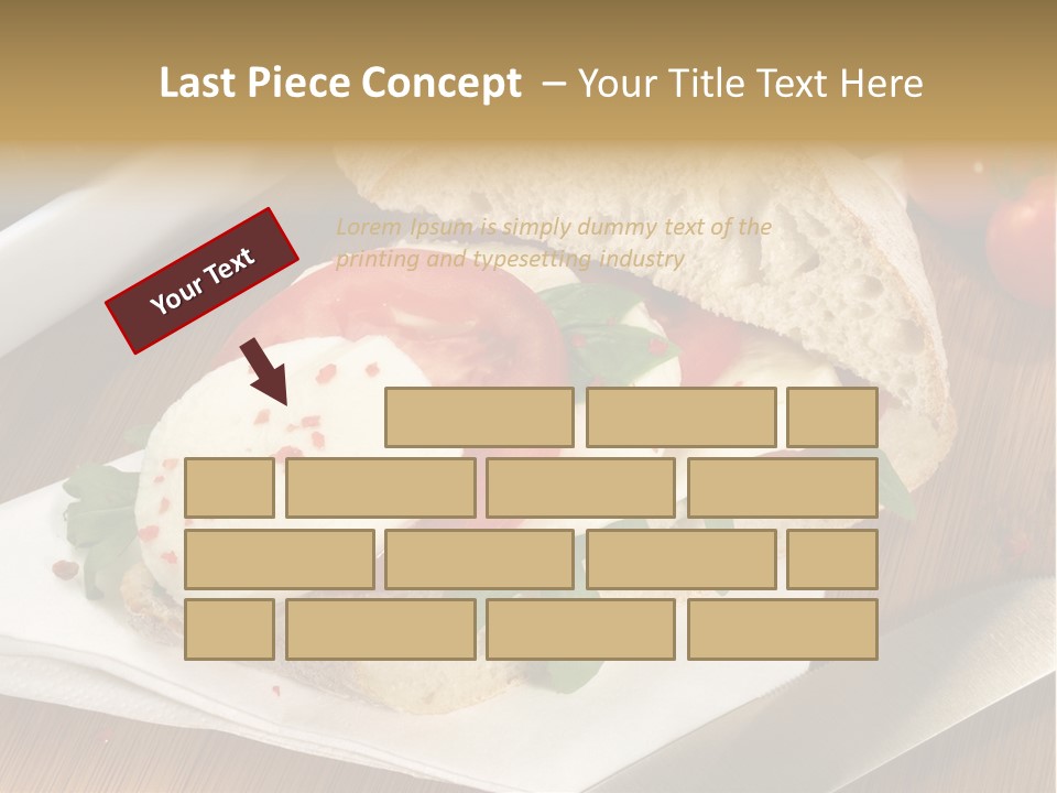 Einlegen Ciabatta Eingelegt PowerPoint Template