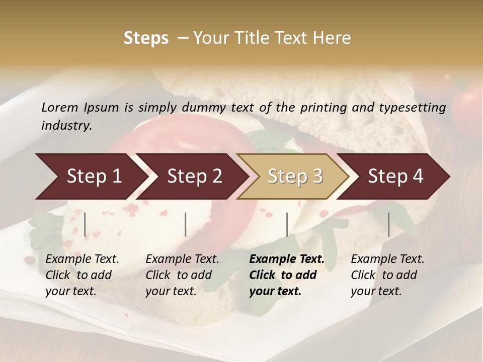 Einlegen Ciabatta Eingelegt PowerPoint Template