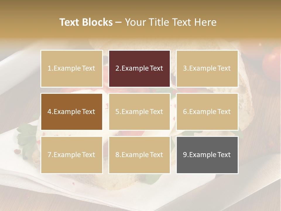 Einlegen Ciabatta Eingelegt PowerPoint Template