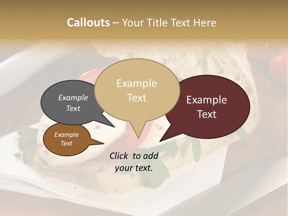 Einlegen Ciabatta Eingelegt PowerPoint Template