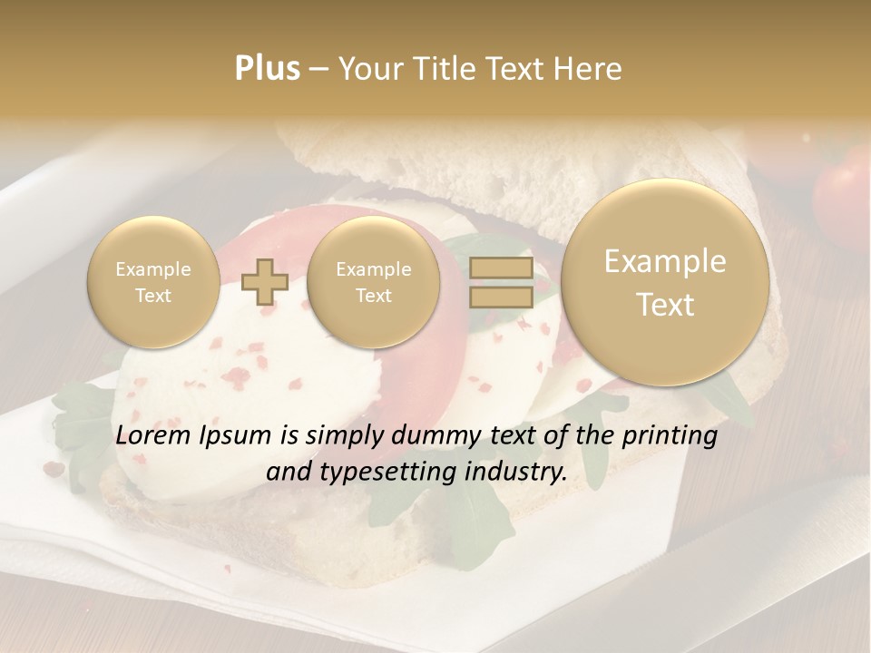 Einlegen Ciabatta Eingelegt PowerPoint Template