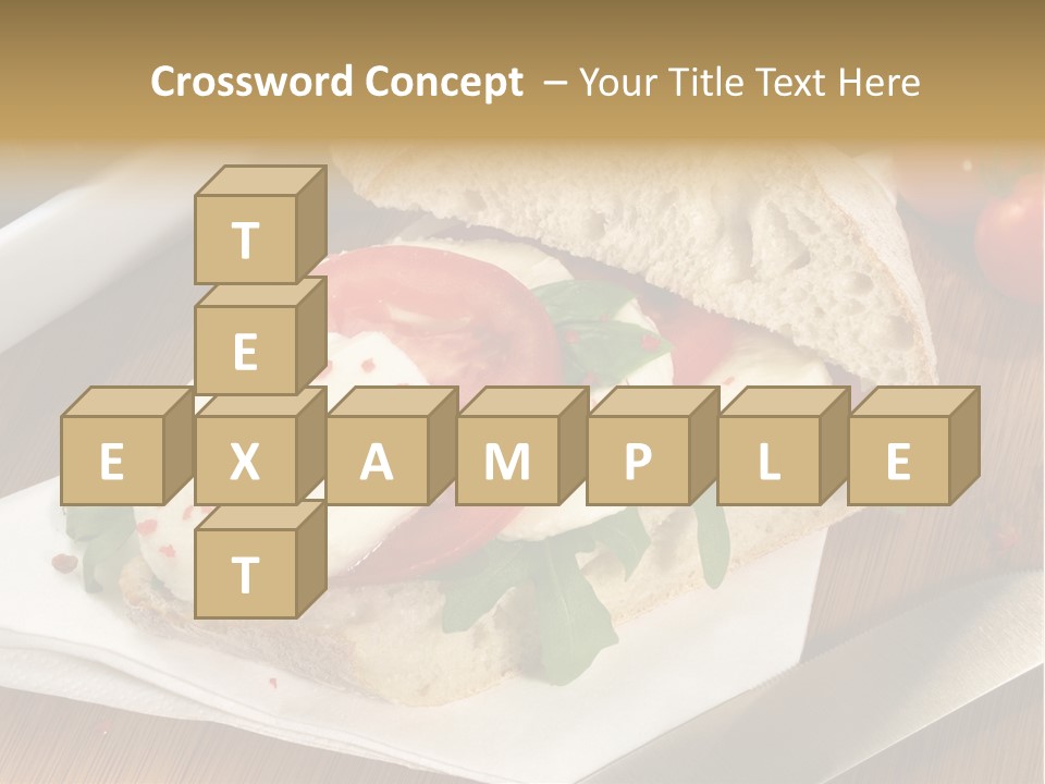 Einlegen Ciabatta Eingelegt PowerPoint Template