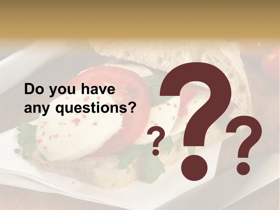 Einlegen Ciabatta Eingelegt PowerPoint Template