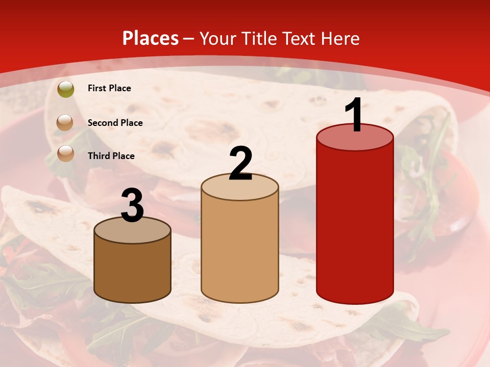 Meer Blauer Himmer Bar PowerPoint Template