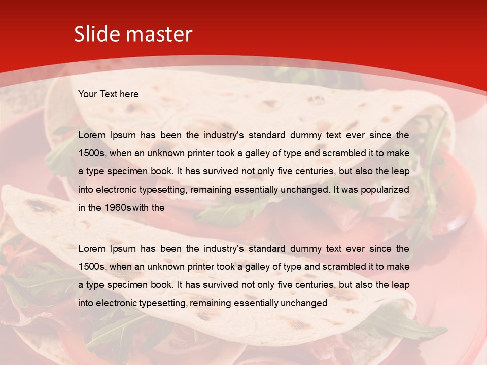 Meer Blauer Himmer Bar PowerPoint Template