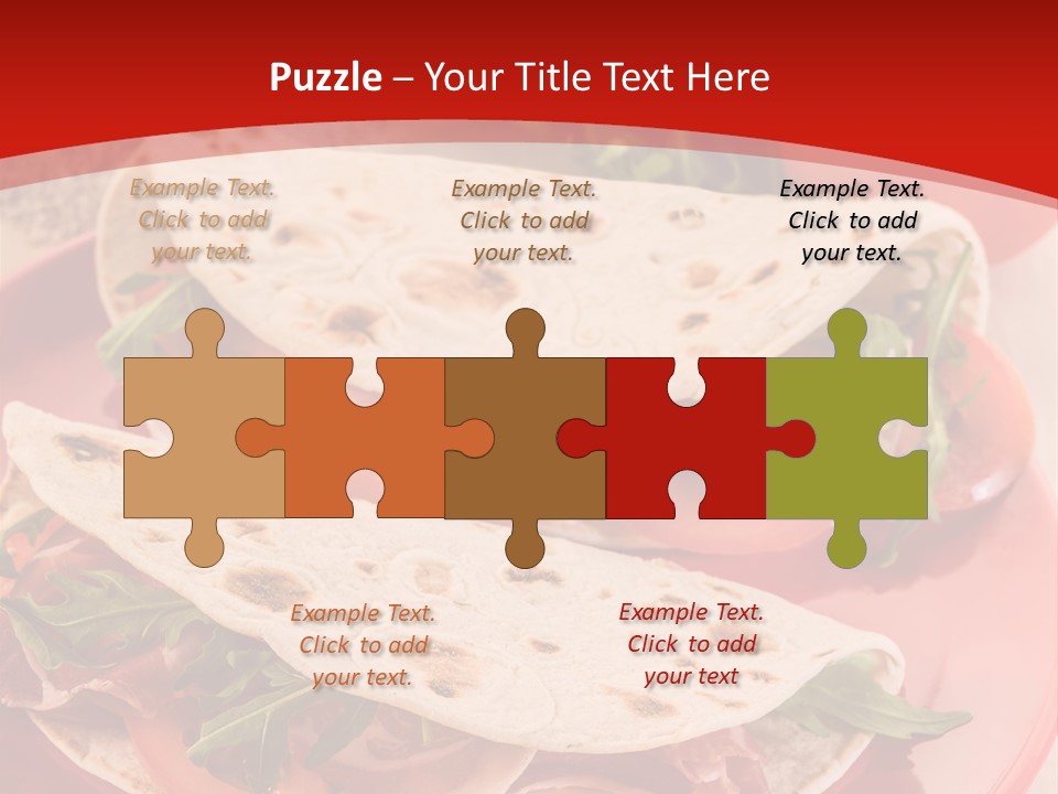 Meer Blauer Himmer Bar PowerPoint Template