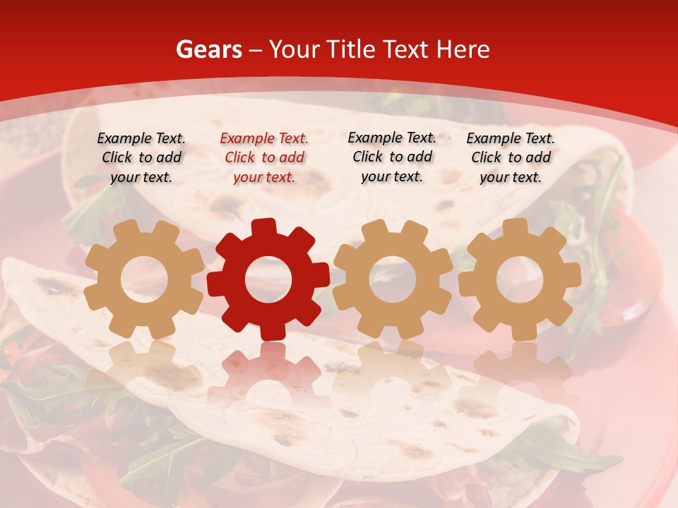 Meer Blauer Himmer Bar PowerPoint Template