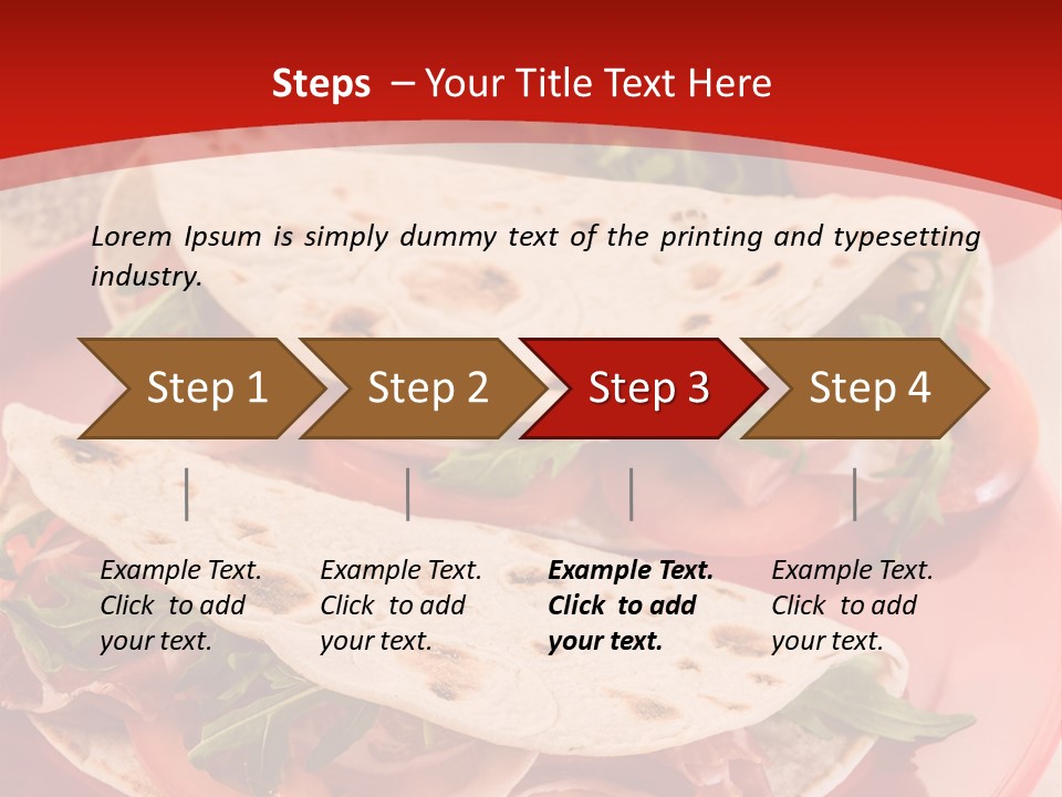 Meer Blauer Himmer Bar PowerPoint Template