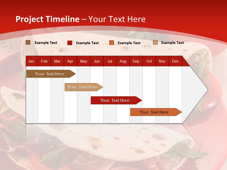 Meer Blauer Himmer Bar PowerPoint Template