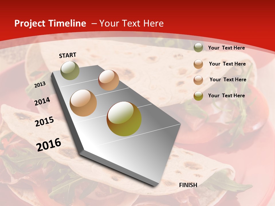 Meer Blauer Himmer Bar PowerPoint Template