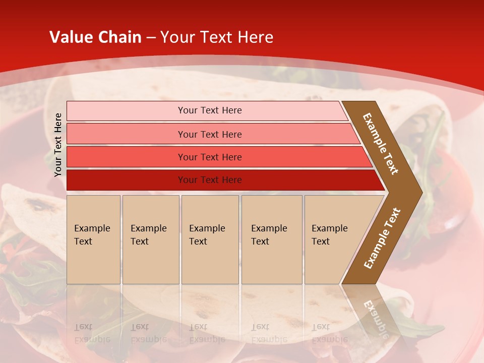 Meer Blauer Himmer Bar PowerPoint Template