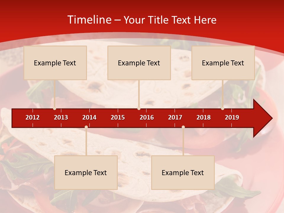 Meer Blauer Himmer Bar PowerPoint Template