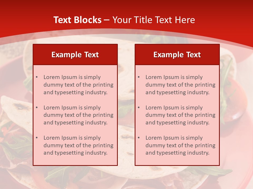 Meer Blauer Himmer Bar PowerPoint Template