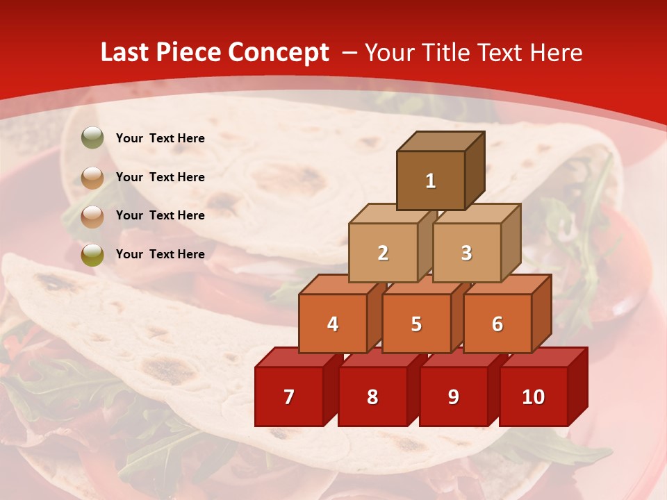 Meer Blauer Himmer Bar PowerPoint Template