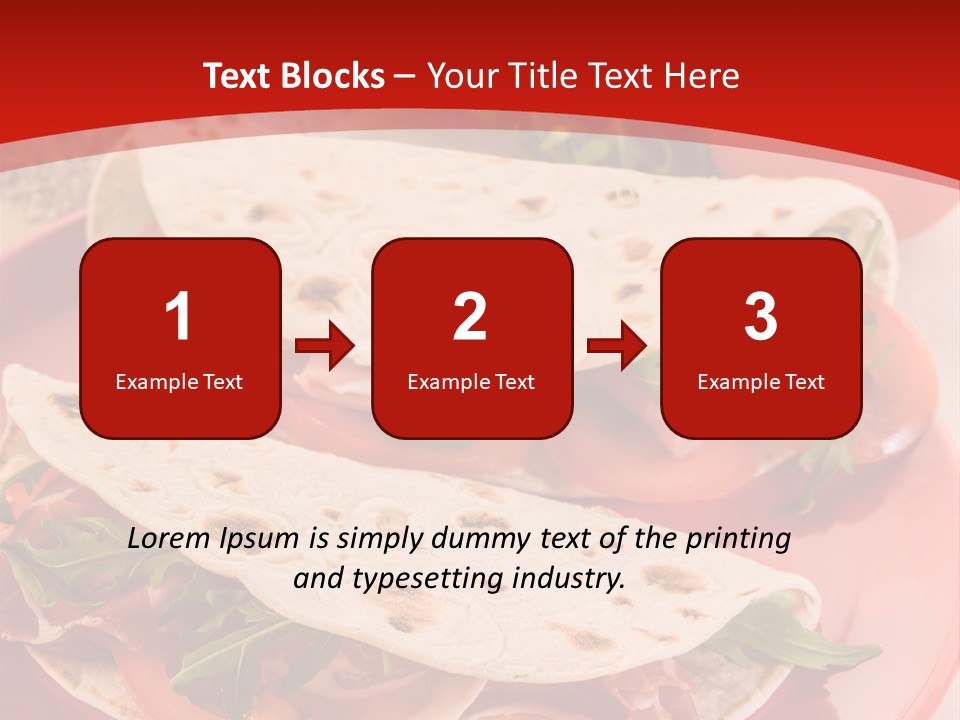 Meer Blauer Himmer Bar PowerPoint Template