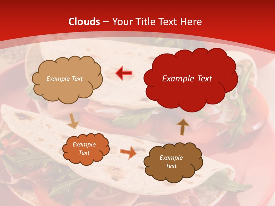 Meer Blauer Himmer Bar PowerPoint Template