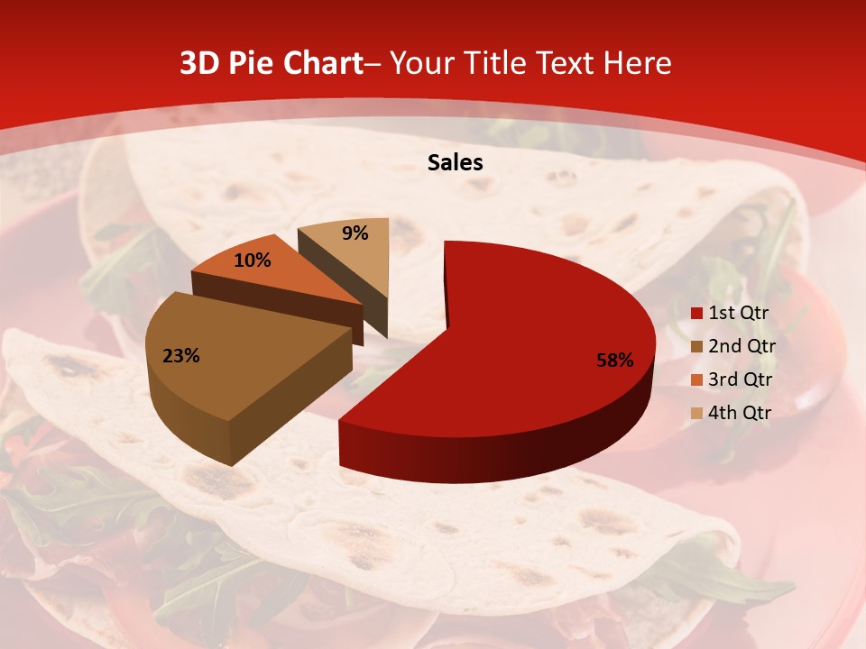 Meer Blauer Himmer Bar PowerPoint Template