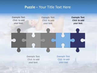 Girl Female Bra PowerPoint Template