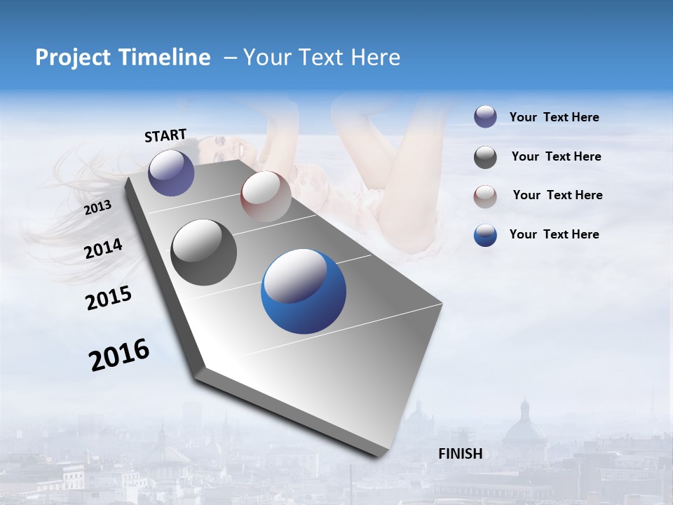 Girl Female Bra PowerPoint Template