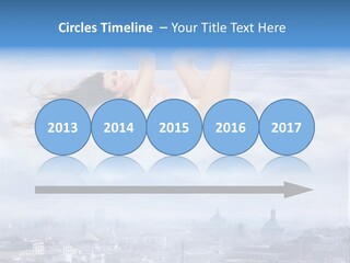 Girl Female Bra PowerPoint Template