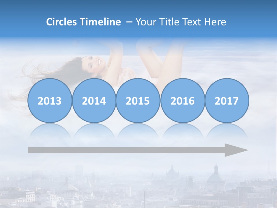 Girl Female Bra PowerPoint Template