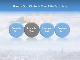 Girl Female Bra PowerPoint Template