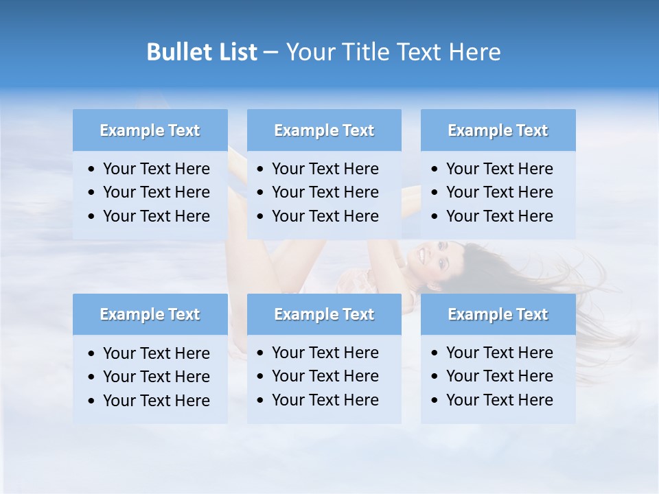 View Moisture Lady PowerPoint Template