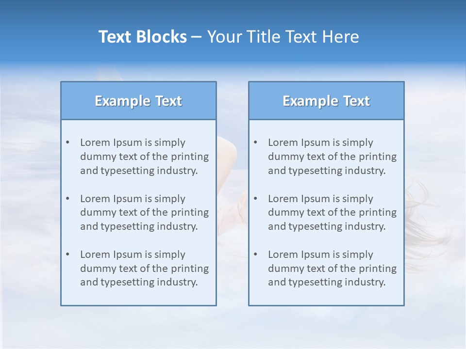 View Moisture Lady PowerPoint Template