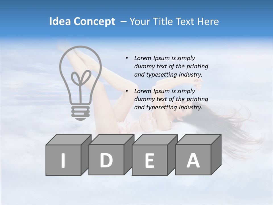 View Moisture Lady PowerPoint Template