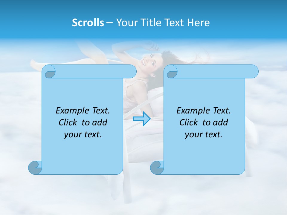 Bright Tired Curtain PowerPoint Template