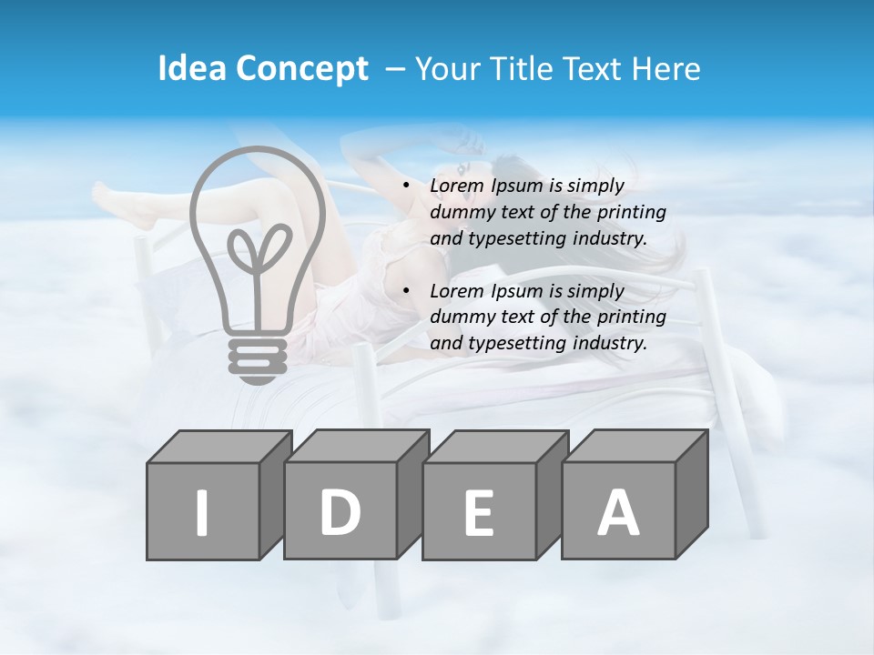 Bright Tired Curtain PowerPoint Template