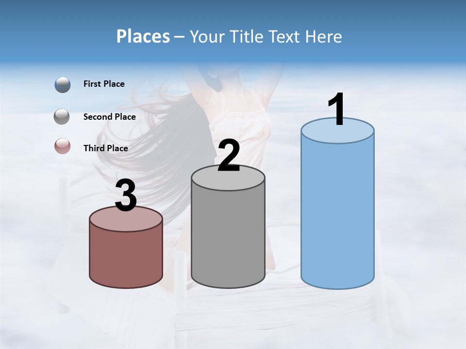 Dress Joy Girl PowerPoint Template