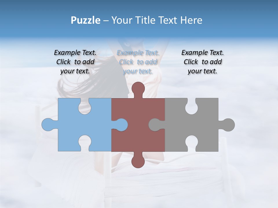 Dress Joy Girl PowerPoint Template