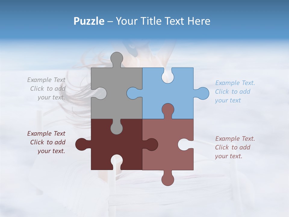 Dress Joy Girl PowerPoint Template