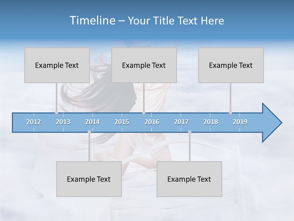 Dress Joy Girl PowerPoint Template