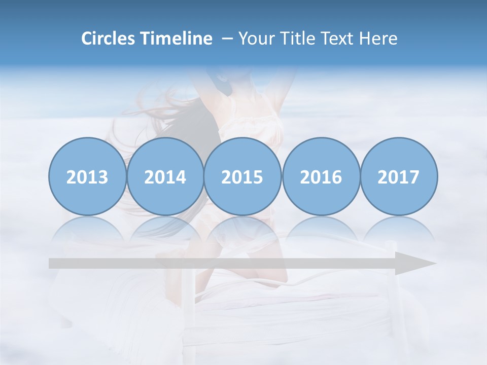 Dress Joy Girl PowerPoint Template