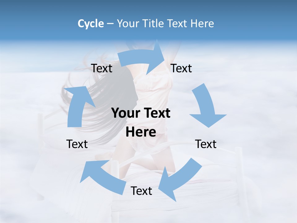 Dress Joy Girl PowerPoint Template