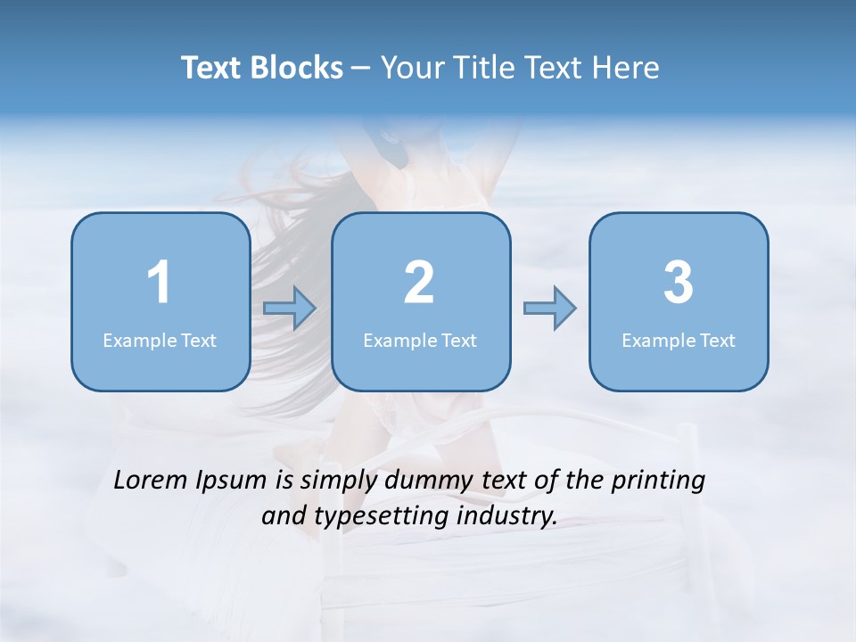 Dress Joy Girl PowerPoint Template