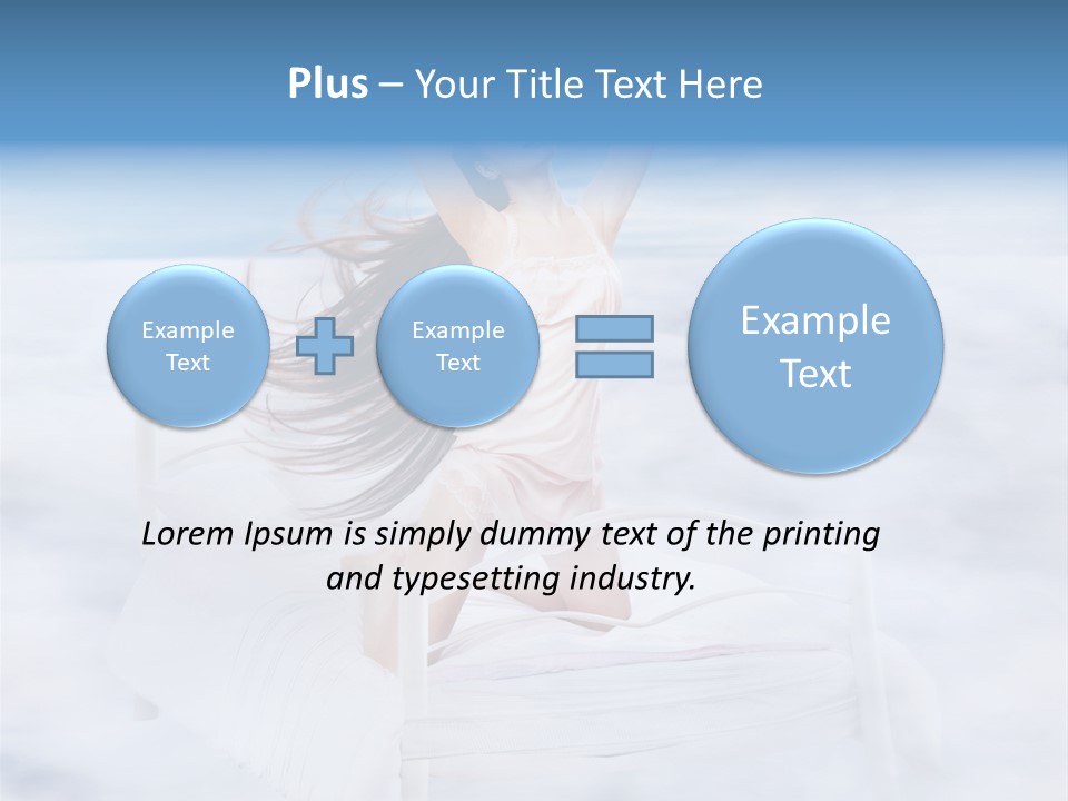 Dress Joy Girl PowerPoint Template