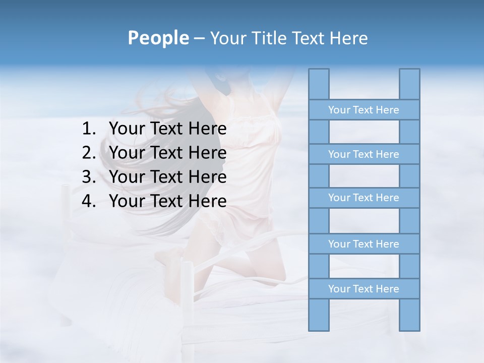 Dress Joy Girl PowerPoint Template