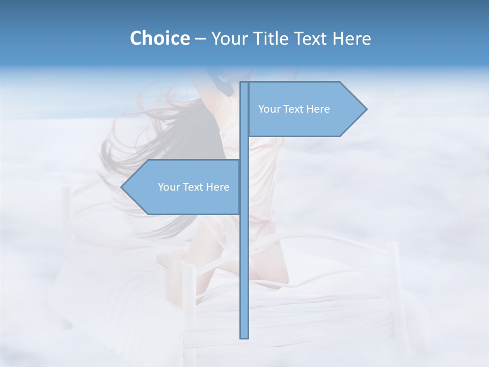 Dress Joy Girl PowerPoint Template