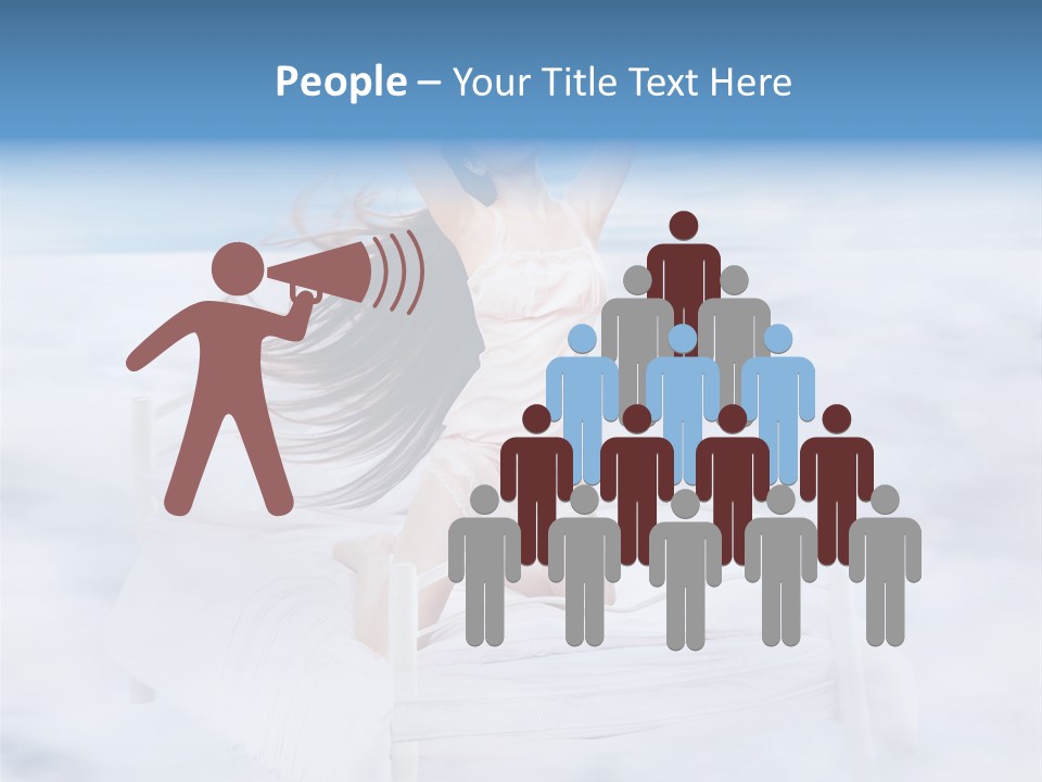 Dress Joy Girl PowerPoint Template