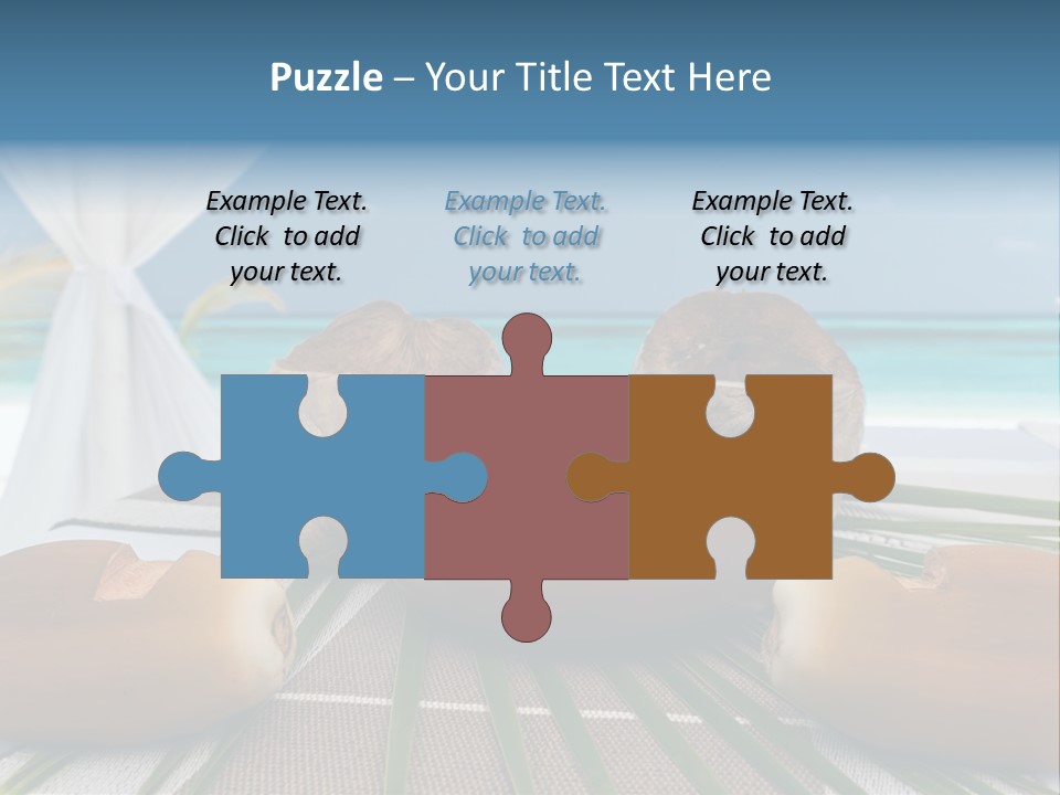 Arrangement Kokosnuss Pavillon PowerPoint Template