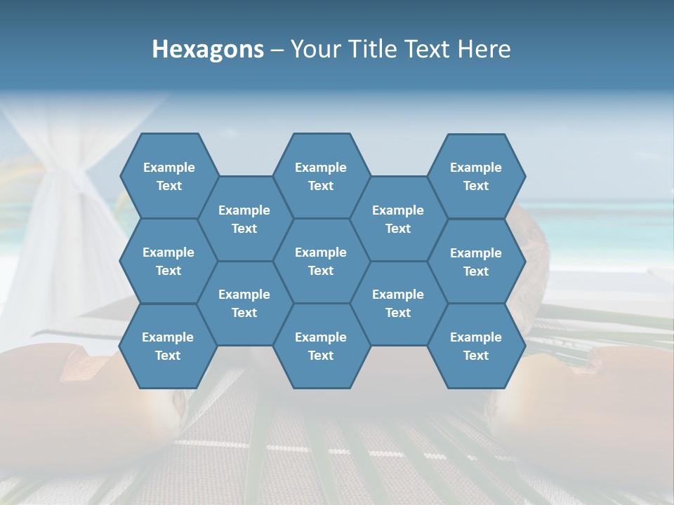 Arrangement Kokosnuss Pavillon PowerPoint Template